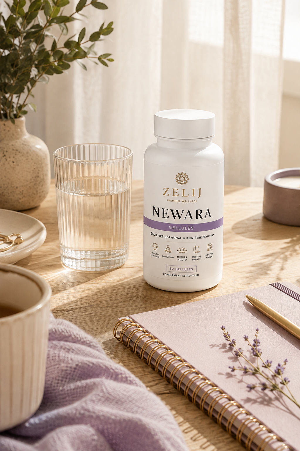 NEWARA — Complément alimentaire pour L'équilibre hormonal & bien-être féminin